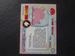 2000 Topps Pokemon Series 3 #132 Ditto TV Animation Edition Blue LP - Image 2