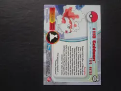 2000 Topps Pokemon TV Series 3 #118 Goldeen Blue Logo 1st Edition Three - Image 2