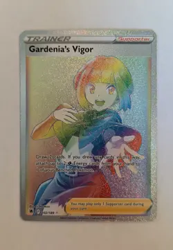 Pokemon TCG - Gardenia's Vigor - Astral Radiance - 202/179 - Rainbow - NM - Image 3