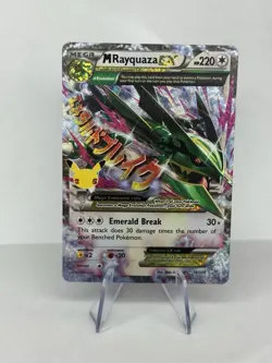 2015 Pokemon Celebrations 25th M Rayquaza EX 76/108 Holo Ultra Rare NM 🔥🔥🔥 - Image 1