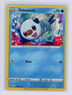 Pokemon TCG - Oshawott SWSH222 - Black Star Promo - Holo Rare - NM/M - Image 1