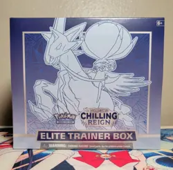 Pokemon Chilling Reign Ice Rider Calyrex Elite Trainer Box Sealed - Image 1