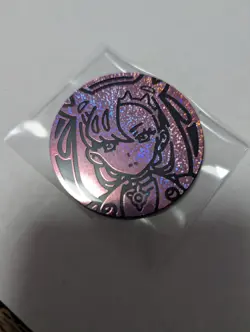 Pokemon TCG Marnie Rival Battle Deck Pink Cosmo Coin - Image 1