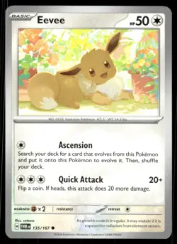 Pokemon TCG Eevee Common Regular - Image 1