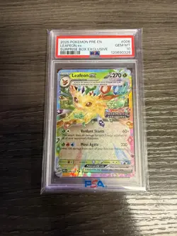 Pokemon Leafeon EX Surprise Box Exclusive 006 PSA 10 GEM MINT - Image 1