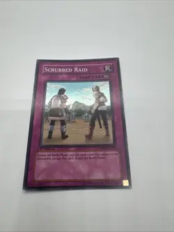 Scrubbed Raid DP09-EN029 Super Rare 1st Edition Yu-Gi-Oh! - Image 1
