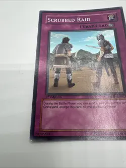Scrubbed Raid DP09-EN029 Super Rare 1st Edition Yu-Gi-Oh! - Image 2
