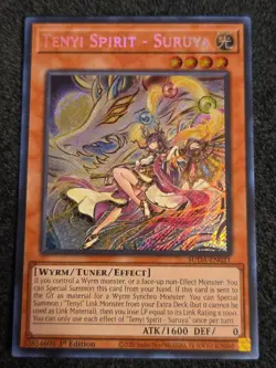 Tenyi Spirit Suruya SUDA-EN021 Secret Rare Yu-Gi-Oh TCG Supreme Darkness - Image 1