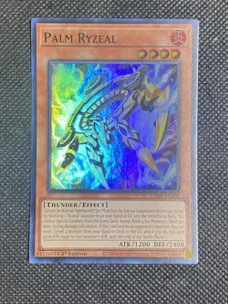 YuGiOh! - Palm Ryzeal CRBR-EN005 Super Rare 1st Edition Near Mint - Image 1