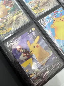 Lot Of 48 Pokemon Pikachu Cards W/ Binder All Rares Are Near Mint - Image 2
