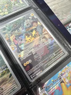 Lot Of 48 Pokemon Pikachu Cards W/ Binder All Rares Are Near Mint - Image 3