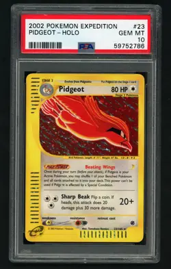 Pidgeot Holo Pokemon Card e-Expedition 23/165 ARK CGC BGS PSA 10 - Image 1
