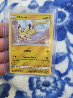 Pikachu 40/147 Reverse Holo Burning Shadows Pokemon Card - Image 1