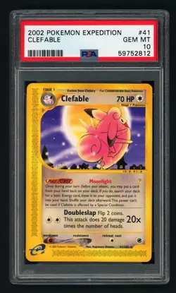 Clefable Rare Pokemon Card e-Expedition 41/165 ARK BGS PSA 10 GEM MINT - Image 1