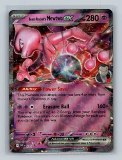 Pokemon - Team Rocket's Mewtwo EX - 205 - SV: Promo Cards - Promo - NM - Image 1