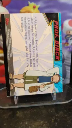 PROFESSOR BIRCH Topps Advanced POKEMON 2003 Trading Card #3 - Image 2