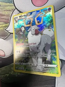 Pokemon Card Wyrdeer TG06/TG30 Sword & Shield-Astral Radiance Holo Rare Full Art - Image 3