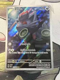 Pokemon TCG Cards Zorua 075/064 Shrouded Fable Illustration Rare NM-M - Image 3