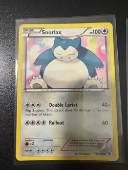Snorlax Pokemon Card Lot 109/149 26/39 Vintage 2012 2013 Rare - Image 2