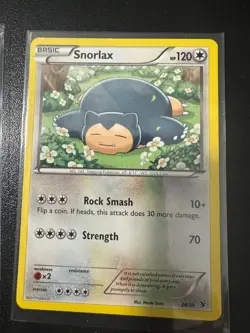 Snorlax Pokemon Card Lot 109/149 26/39 Vintage 2012 2013 Rare - Image 3