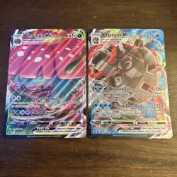 Blastoise & Venusaur VMAX SWSH102 & SWSH103 Jumbo Cards Holo - Authentic - Image 1