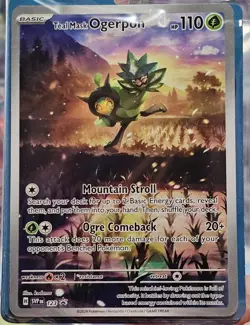 Teal Mask Ogerpon 123 Sv: Scarlet & Violet Promo Cards Holo SEALED Pokemon TCG - Image 3