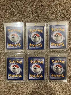 WOTC Vintage Pokemon Card Holo Lot Of 6 Shadowless Alakazam! - Image 2
