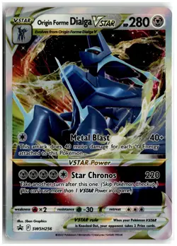 SWSH: Sword & Shield Promo Cards #SWSH256 Origin Forme Dialga VSTAR R11298 - Image 1