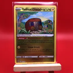 Radiant Charjabug 051/159 Crown Zenith Set Holo Radiant Rare NM Pokemon Card - Image 1