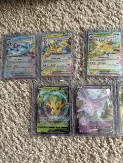 Pokemon Eeveelutions V/Vmax/Promo/Holo/Pokeball Card Lot Of 11 - Image 2