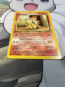 Cyndaquil 57/111 Neo Genesis 1st Edition 2000 Pokemon Card - Image 4