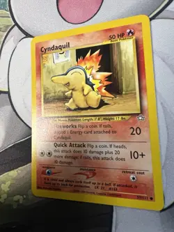 Cyndaquil 57/111 Neo Genesis 1st Edition 2000 Pokemon Card - Image 5