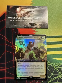 Ghired, Mirror of the Wilds Extended Art Foil Outlaws of Thuner Junction OTJ MTG - Image 1
