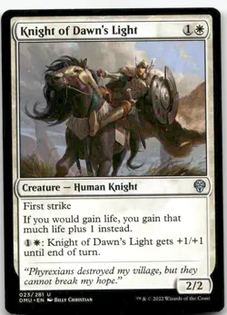Knight of Dawn's Light Dominaria United #23 MTG - Image 1
