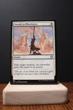 Swords to Plowshares Uncommon NM Crimson Vow VOC MTG Magic The Gathering ManaFam - Image 1