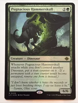 MTG The Lost Caverns of Ixalan Pugnacious Hammerskull Foil 0208 NM Rare - Image 1
