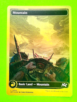 MTG Aetherdrift - Mountain - First Place Foil - 0510 - Image 1