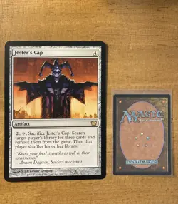 MTG✨Oversized JESTER’S CAP Promo✨Box Topper 9th Edition MINT 2005 Gregory Art - Image 1