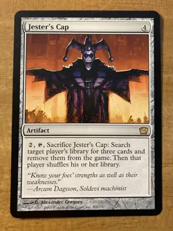 MTG✨Oversized JESTER’S CAP Promo✨Box Topper 9th Edition MINT 2005 Gregory Art - Image 2