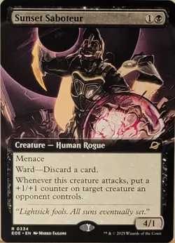 Sunset Saboteur (Extended Art) Edge of Eternities Regular - Image 1