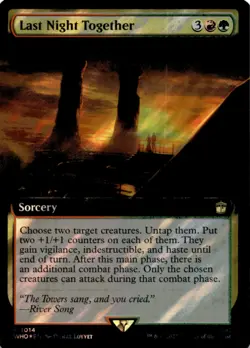 MTG Last Night Together (Extended Art) (Surge Foil) Foil NM Doctor Who - Image 1