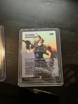 Cloud Strife - Najeela (Showcase) Final Fantasy: Through the Ages FOIL MTG - Image 1