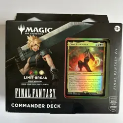 NEW! SEALED! Magic: The Gathering Final Fantasy VII Commander Deck Limit Break - Image 1