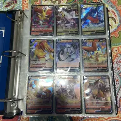 Pokemon Card Binder Collection 100 Cards - Image 1