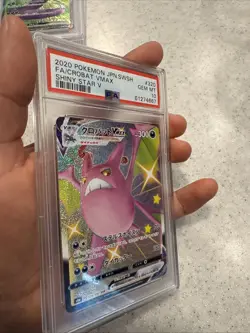 Japanese Pokemon Shiny Star v S4a Crobat VMAX #320/190 PSA 10 Gem Mint - Image 3