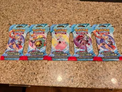 Pokemon Journey Together 5 Sleeved Booster Packs🔥 *All in Perfect Condition - Image 1
