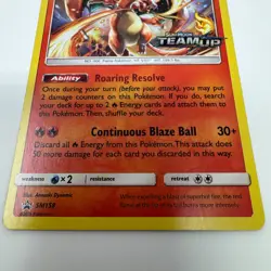 2019 Pokemon Sun Moon Black Star Promos Charizard Team Up Prerelease Holo #SM158 - Image 3