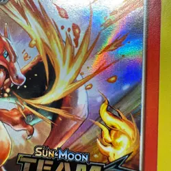 2019 Pokemon Sun Moon Black Star Promos Charizard Team Up Prerelease Holo #SM158 - Image 4