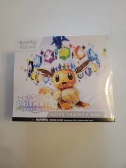 Pokemon Scarlet & Violet Prismatic Evolutions Elite Trainer Box, Factory Sealed - Image 1
