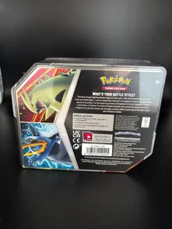Pokemon TCG V Strikers Tin TYRANITAR V Full Plastic Seal NEW - Image 5